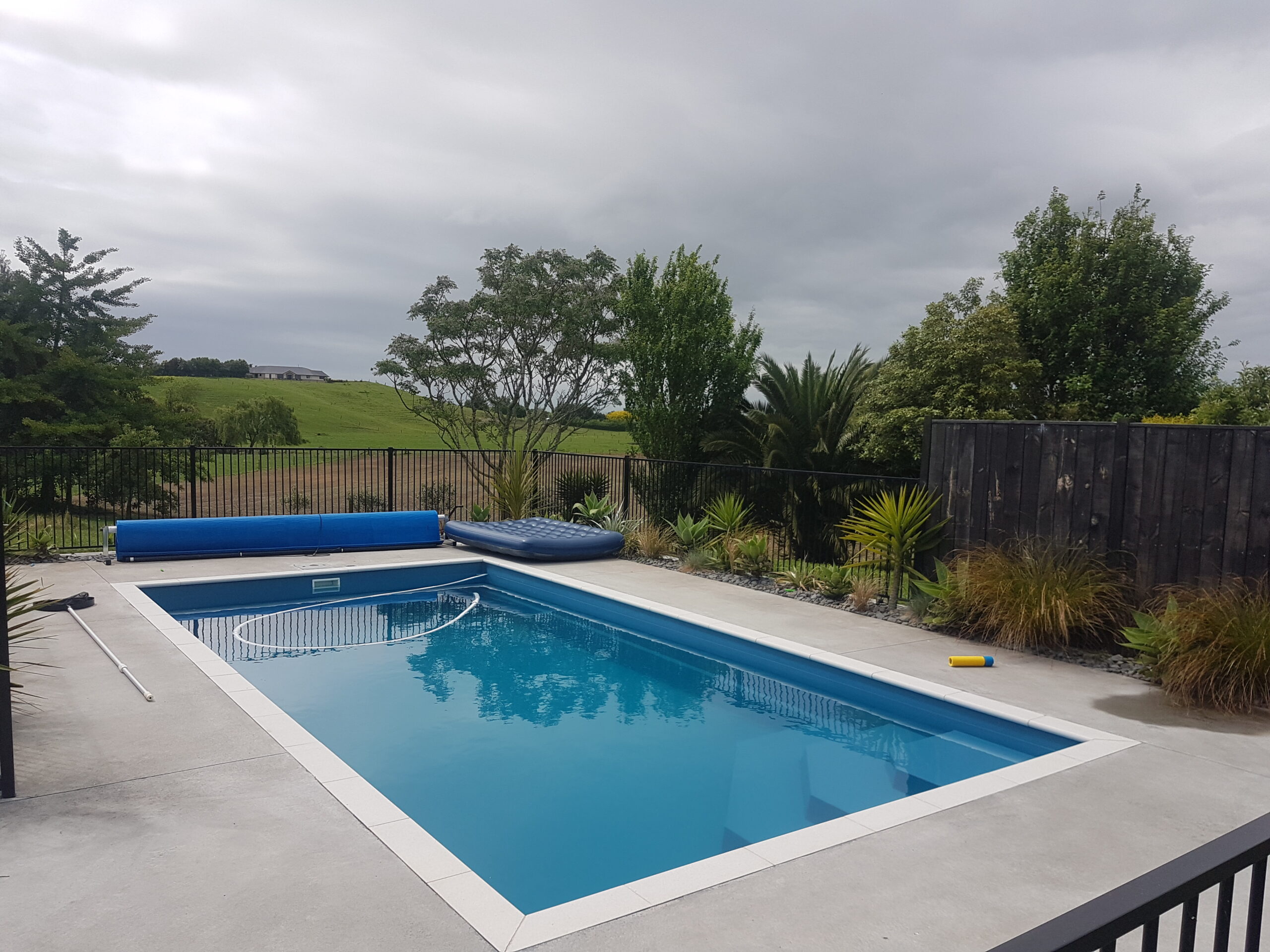 6 meter inground fibreglass swimming pool in auckland